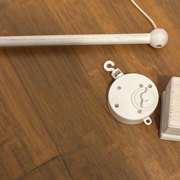 Pottery Barn Baby Mobile with Animal Plush Toys - Picture 3 of 4